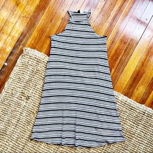 Urban Outfitters Striped High Neck MIDI Dress